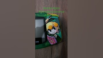 Swapped shells on my good ol #gba with a brand New #zeldaminichcap shell #swag