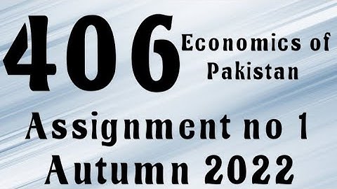AIOU Code 406 Solved Assignment No.1 Autumn 2022 #aiou #aiousolveassignments
