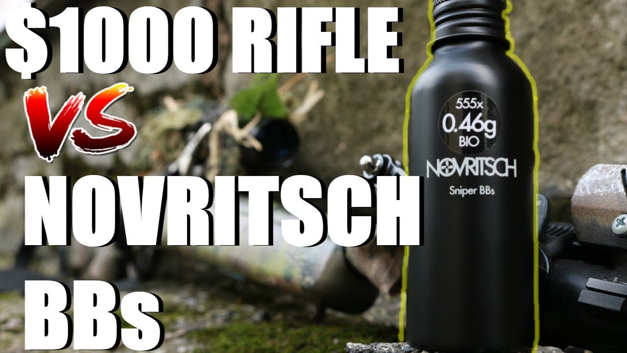 NOVRITSCH BBs VS 1000 AIRSOFT SNIPER! (Review) YouTube