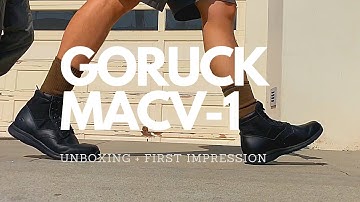Travel. Train. Ruck. GORUCK MACV-1 Jungle Rucking Boots: Unboxing + Initial Impression
