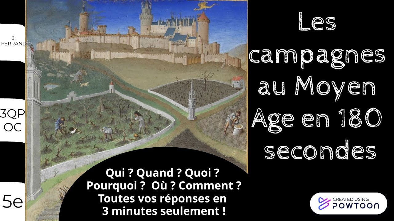 Les campagnes au Moyen Age en 180 secondes - YouTube