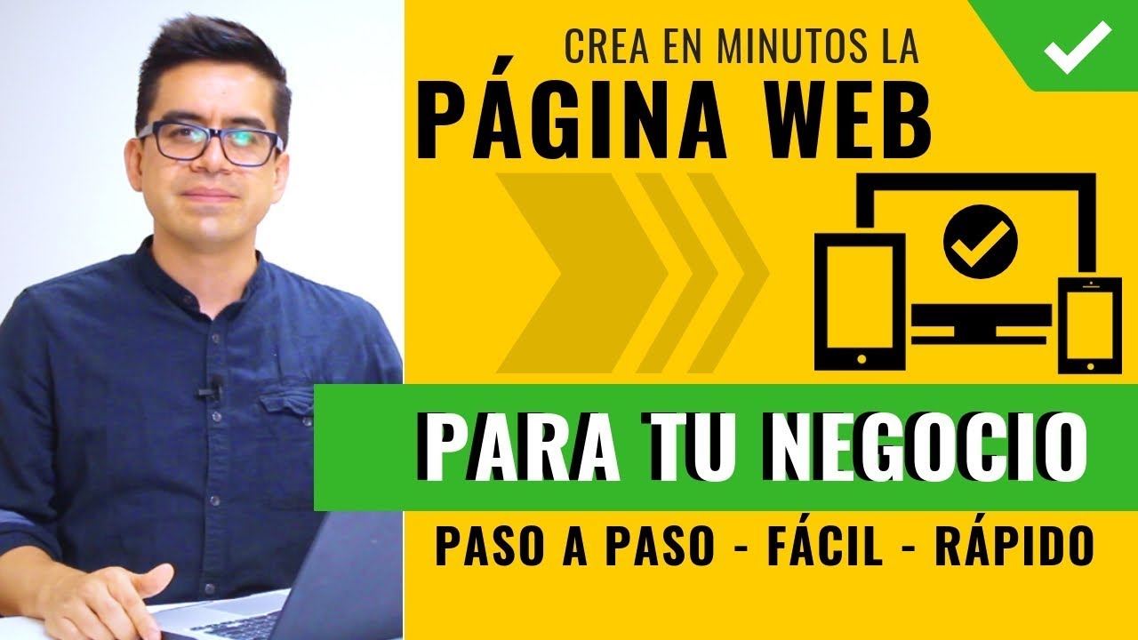 Cómo Crear Una Página Web para Mi Negocio Desde Paso a Paso, Profesional y Seguro - YouTube