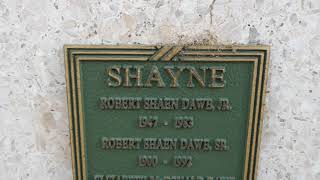 Actor Robert Shayne Grave Forest Lawn Hollywood Hills Los Angeles California USA November 6, 2023