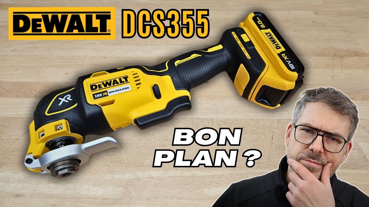 Outil multifonction Dewalt DCS355 : TEST / AVIS