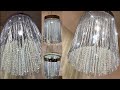 DIY Glamorous Long Silver Fringed & Crystal Chandelier | LED Lightning | Home Decor 2021
