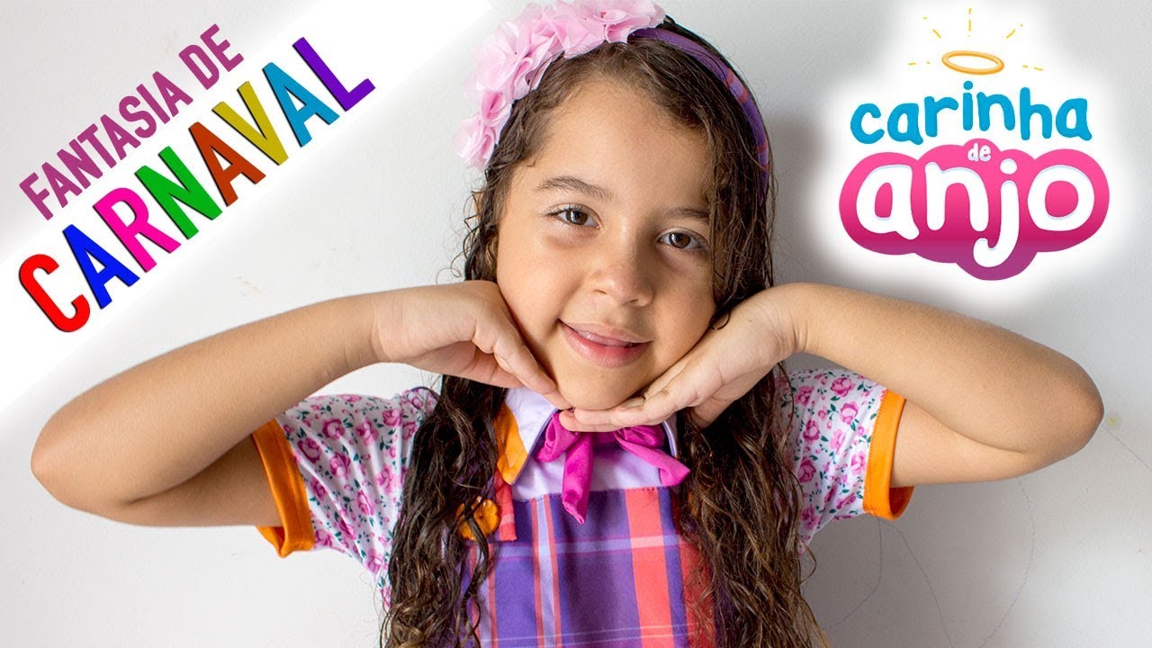 MINHA FANTASIA DE CARNAVAL CARINHA DE ANJO YouTube MINHA FANTASIA DE CARNAVAL CARINHA DE ANJO YouTube