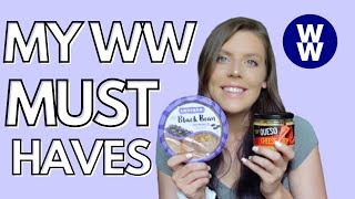 MY WW MUST HAVES | Top 30 Foods That Have Helped Me Lose Over 70 Pounds SUSTAINABLY | WW BLUE