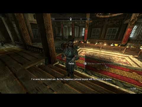 Come to Jorrvaskr, and be a Companion