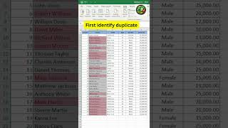 How to Remove Duplicates in Excel in Seconds #excel #spreadsheetmagic #exceltips #exceltricks