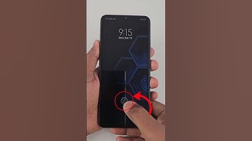 in display fingerprint lock 🔒 home screen fingers prent #smartphone #android #fingerprint