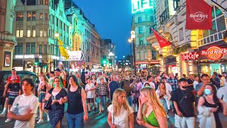 Walking Busy London West End at Night - The Ritz to Covent Garden via Soho