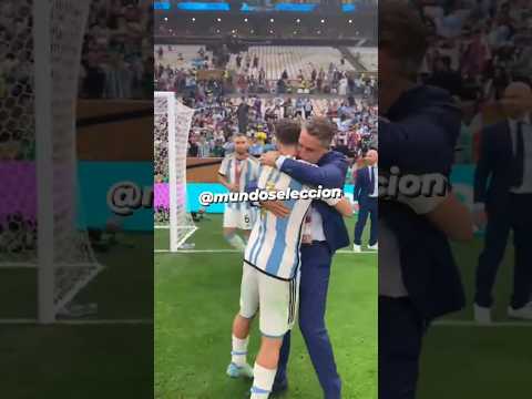 الأسطورة باتيستوتا مع جوليان ألفاريز كأس العالم قطر 2022