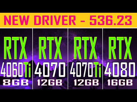 RTX 4060Ti vs RTX 4070 vs RTX 4070Ti vs RTX 4080 || PC GAMES TEST ||