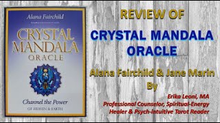 REVIEW OF CRYSTAL MANDALA ORACLE - Alana Fairchild & Jane Marin ALL CARDS flip through Unboxing