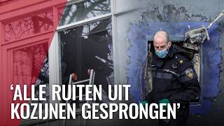 Omwonende Gewond Door Plofkraak Geldstortautomaat