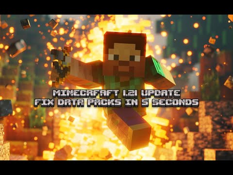 Minecraft 1.21 - Fix Data Packs in 5 Seconds