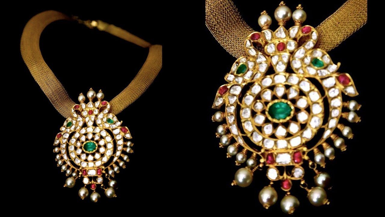 Gold And Diamond Pendant Designs