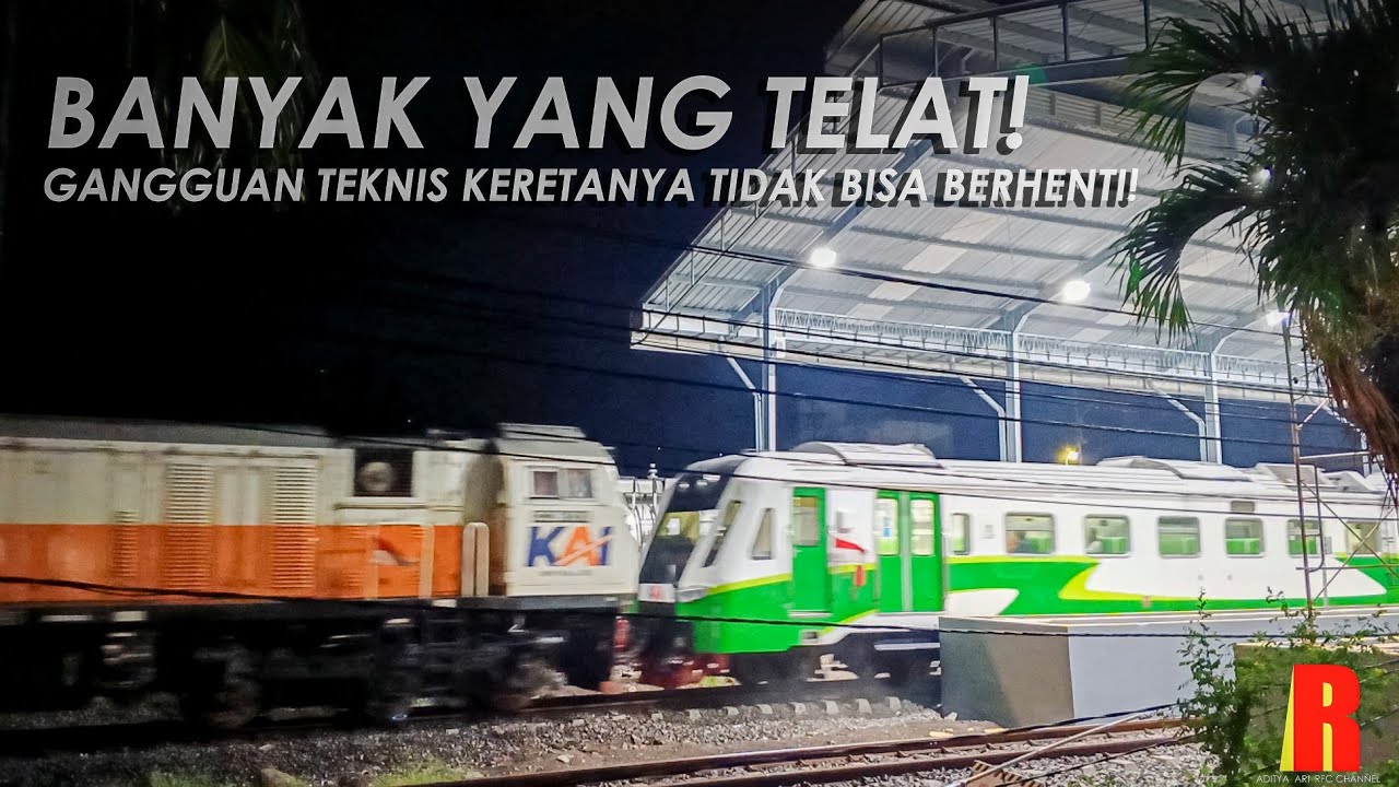 Rekapitulasi Keterlambatan Kereta api di Waru Imbas Insiden KA Jenggala di Sidoarjo
