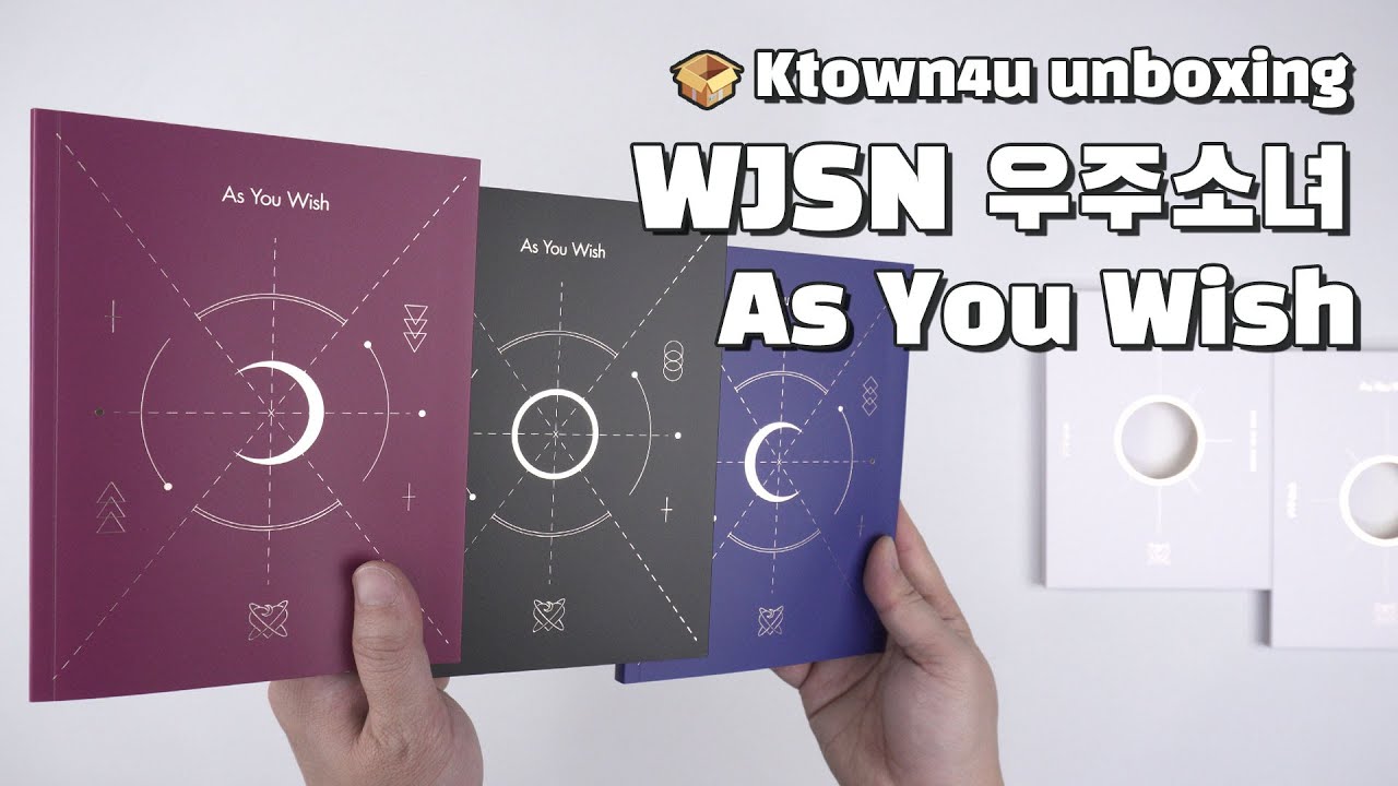 Unboxing WJSN "As You Wish" the mini album, Cosmic Girls 우주소녀 언박싱 Kpop Ktown4u