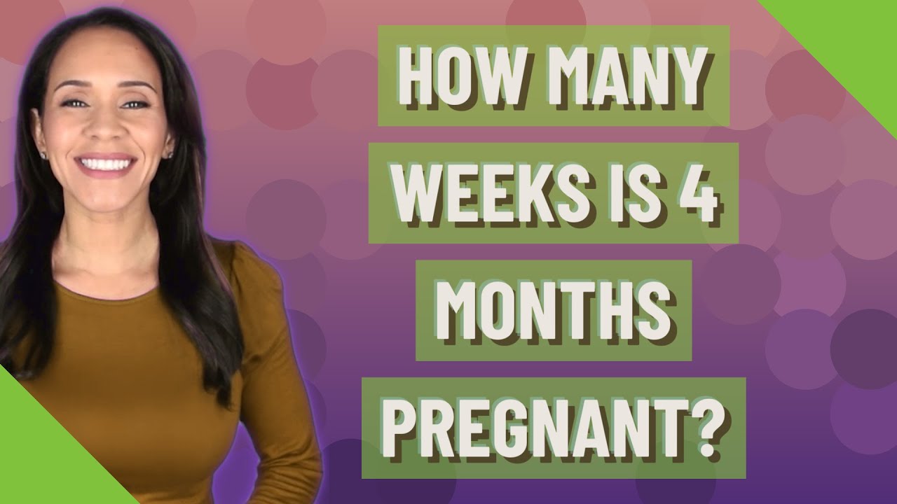 4 Weeks Is How Many Months