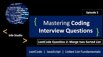 How to Merge Two Sorted Linked Lists | LeetCode JavaScript Tutorial + Step-by-Step code