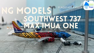 NG Models Southwest 737 Max 8 Imua One Livery Unboxing & Review 1:400 Scale