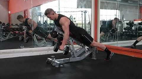 Chest Supported Dumbbell Row - Alternating with Iso Hold at the top