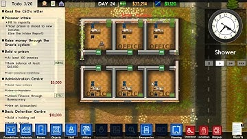 Prison Architect playthrough #27: Holding Cell Design