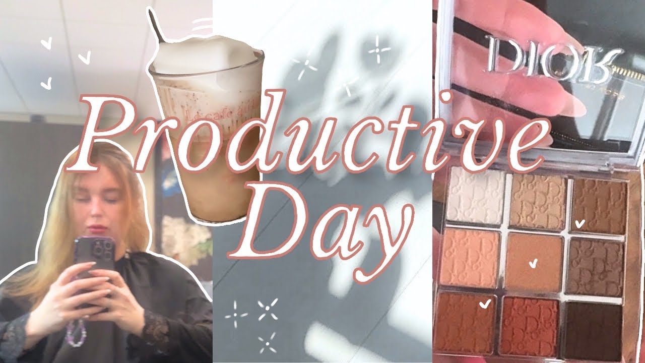 A Productive Day in My Life ✨💇🏼‍♀️ | Make-Up Decluttering & Cutting My Hair