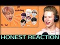 HONEST REACTION to jin scolding his members ft. txt for 448 seconds straight!