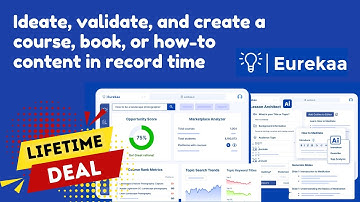 Eurekaa Lifetime Deal - Validate and create course in record time