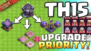 TH15 Upgrade Priority Guide and BUYING EVERY PACK IN A SPENDING SPREE! Clash of Clans