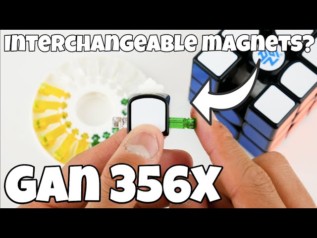 sirene Memo vold GAN 356X Unboxing | Interchangeable Magnets on a 3x3? - YouTube