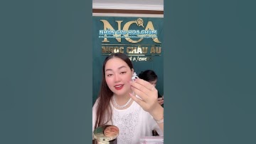 Nhẫn kim cương CVD 2 tầng hoa chùm, viên 6ly3 sáng rực, nàng nào mê kim cương cũng mê - Ngọc Châu Âu