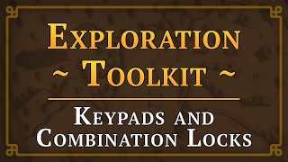 Keypads & Combination Locks