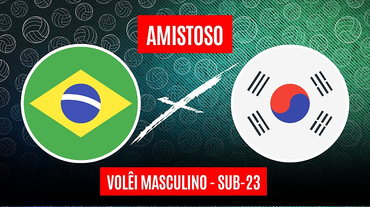 AMISTOSO: BRASIL X COREIA DO SUL | SELEÇÃO BRASILEIRA DE NOVOS - VÔLEI MASCULINO