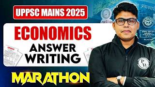 UPPSC Mains Answer Writing 🔥l Economics Marathon for UPPSC Mains 2025 | PW UPPCS