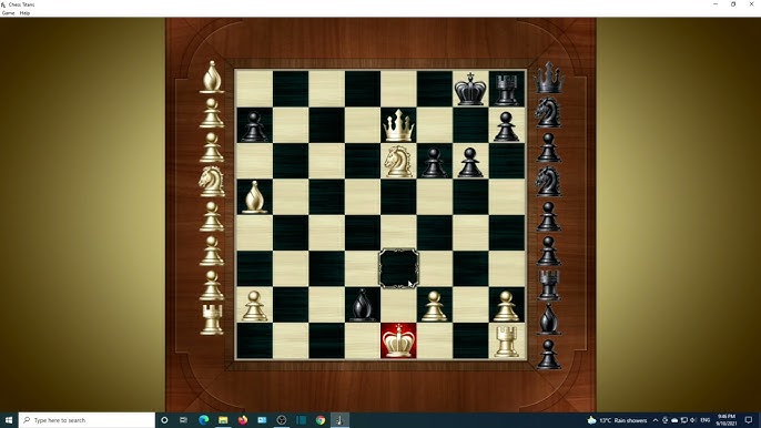 Chess Titans Windows 7 Game 2 Traping the King 