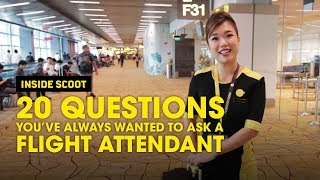 20 Questions you've always wanted to ask a Flight Attendant - Scoot screenshot 5