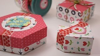 Cómo hacer cajas de regalo fácil Manualidades para San Valentín: 