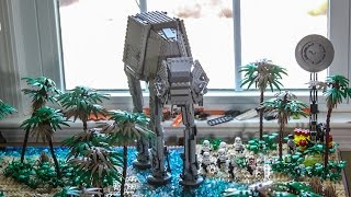 LEGO SCARIF MOC REVIEW! | Star Wars Rogue One | AT-AT, U-WING, & MORE!