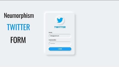 How to make Neomorphism Form in HTML CSS qnd JS (Step-by-Step)