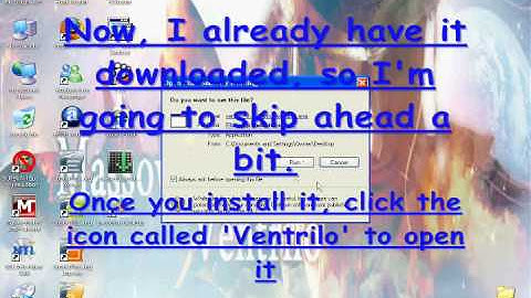 How to setup Ventrilo