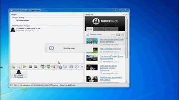 Mount an image in Daemon Tool