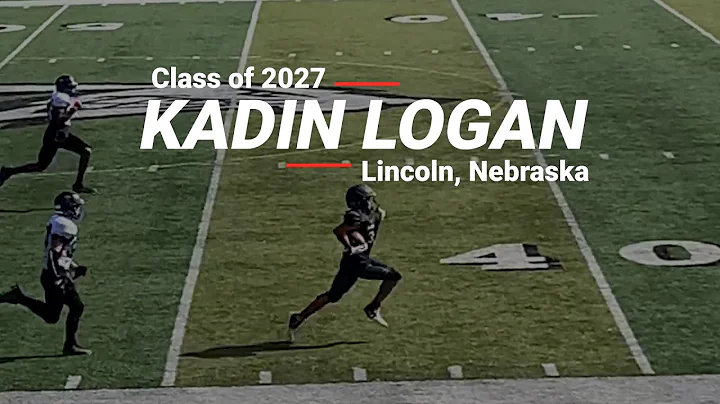 Class of 2027 Kadin Logan | 2021 Football Season H...