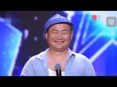 Chinese man laughing song #china got talent #real video 