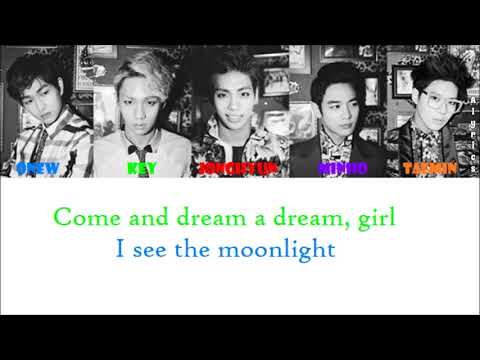 SHINee - Nightmare (Rom-Han-Eng Lyrics) Color & Picture Coded