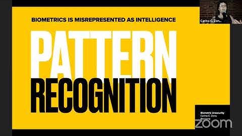 "Biometric Unsecurity" - Carina C. Zona (PyConline AU 2020)