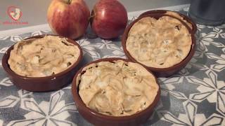 كرتان بالروز والتفاح لذيذ جدا وحصري على قناتي gratin de riz et pomme