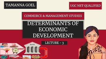 Determinants of economic development || Indian Economy || Economic Development